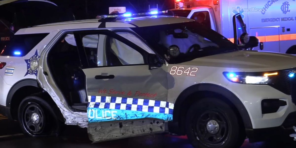 2 SERIOUSLY INJURED IN SOUTH SIDE CRASH Involving Chicago Police Squad Car, Fire Dept. Reports